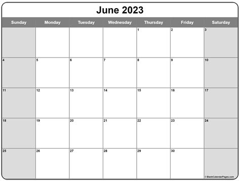 Printable Calendars June