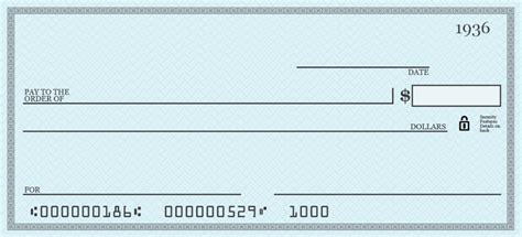 Printable Checks Template