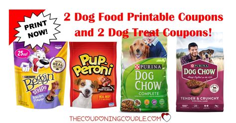 Printable coupons for pet food