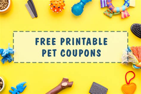 Printable Coupons for Pets