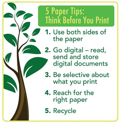 Printable Paper Tips