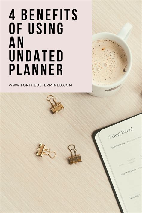 Printable Planners and Organizers Benefits