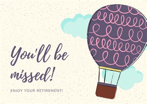 Printable Retirement Cards