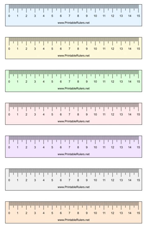 Printable Ruler Education Image