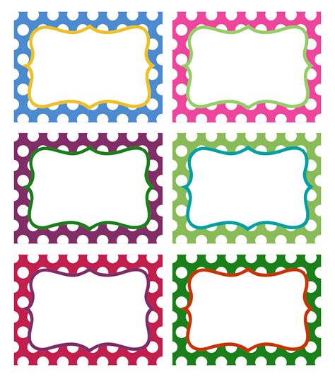 Printable templates