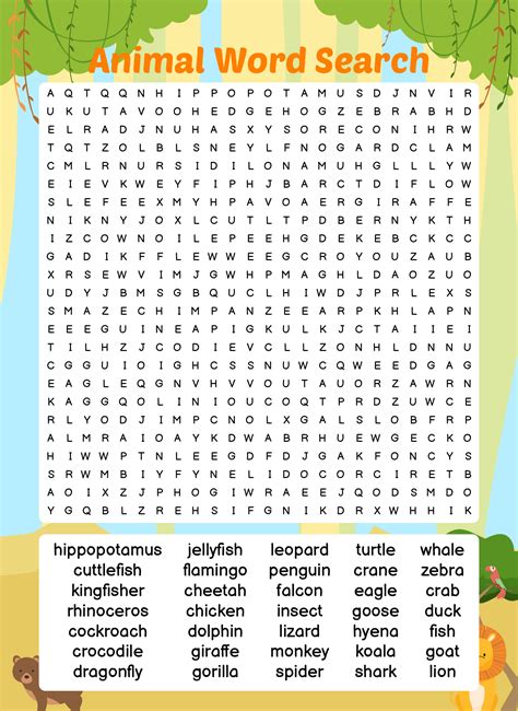 Printable Word Puzzles