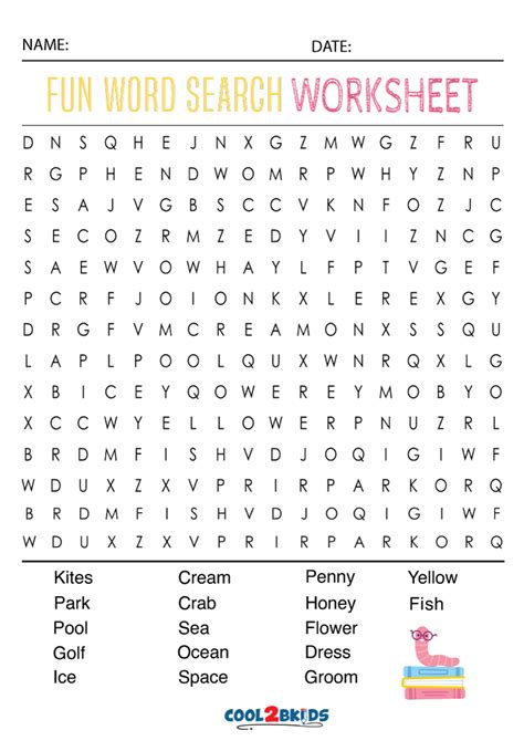 Printable Word Search Fun