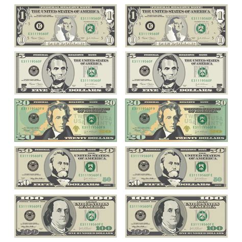 Printing fake money printable templates