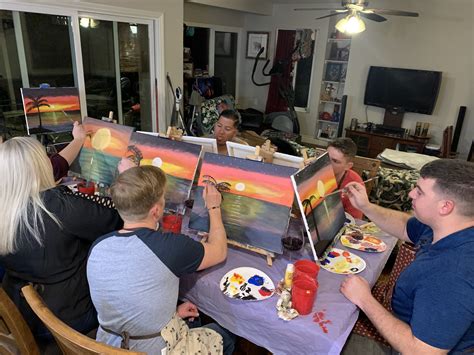 Private painting party at Pinot's Palette Barrington