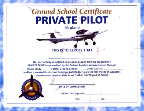 Private Pilot Certificate