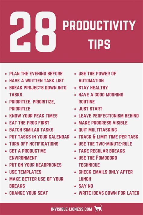 Productivity Tips for Students