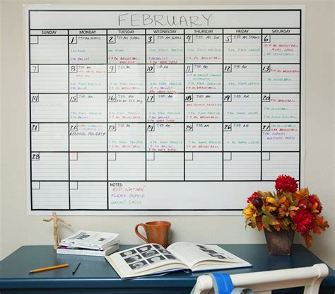 Productivity with Wall Calendars