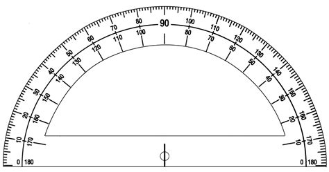 Protractor Printable Rulers