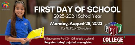 PSJA School Calendar Overview