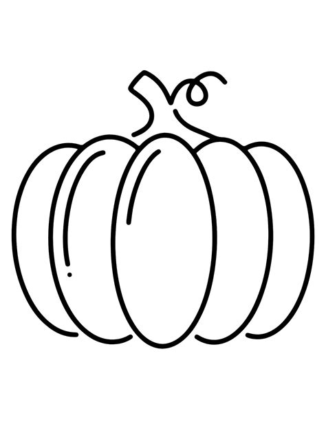 Pumpkin Outline Printable Template Benefits