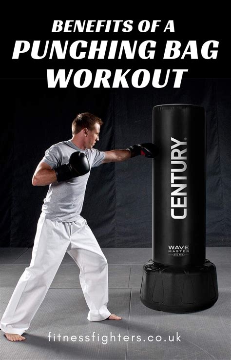 A person enjoying the benefits of a punching bag workout