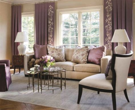 Purple and brown home decor