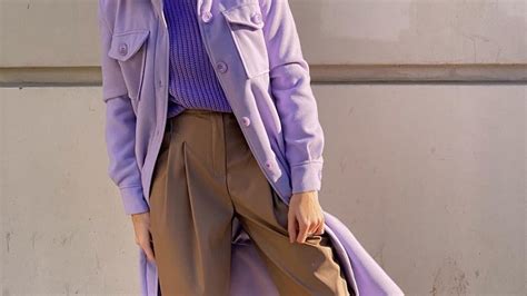 Purple and brown outfit ideas