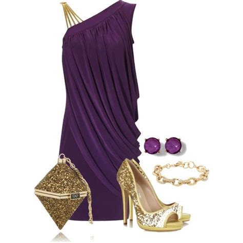 Purple and Gold Fashion