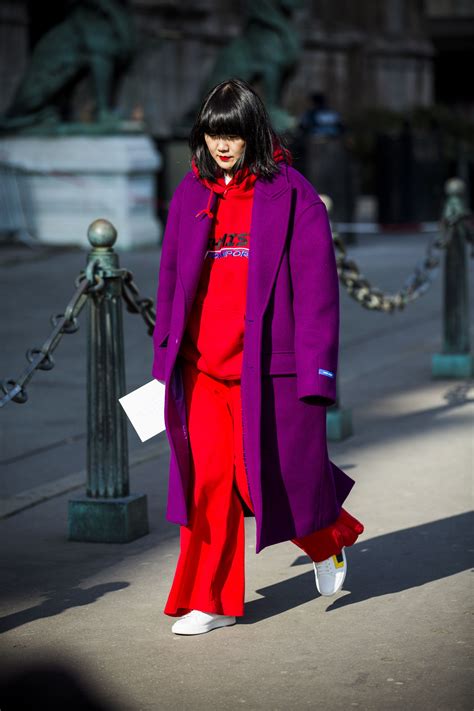 Purple and Red Fashion