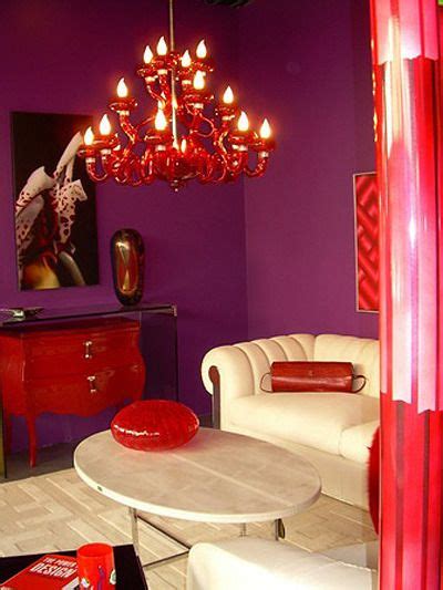 Purple and Red Home Decor