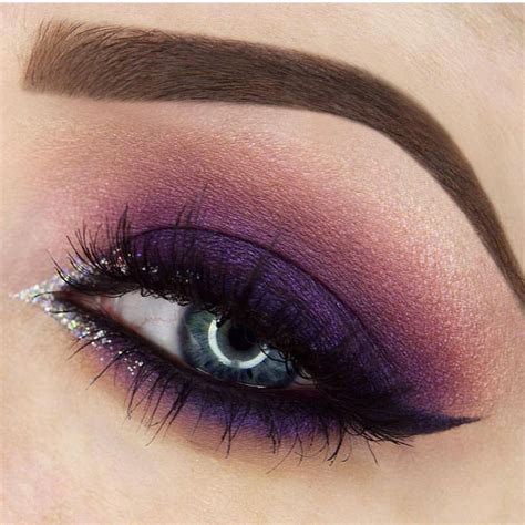 Purple Eyeshadow Smoky Look