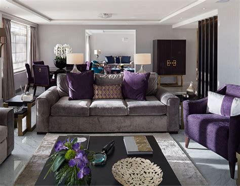 Purple Gray Interior Design Inspiration