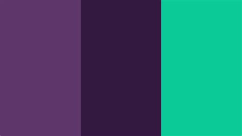 Midnight Sky color combination featuring dark purple and green hues