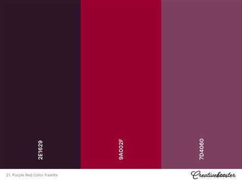 Purple and Red Color Palette