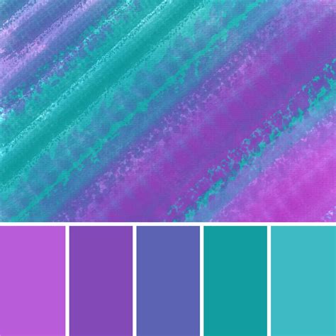 Purple Teal Color Palette Inspiration