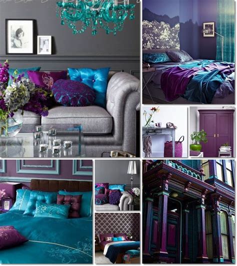 Purple Teal Home Decor Inspiration