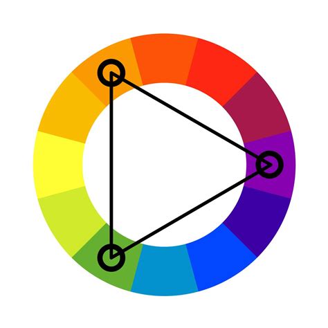 Purple, Yellow, and Orange Triadic Color Palette