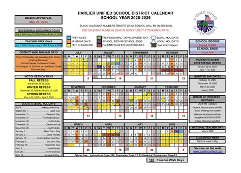 PUSD School Calendar Image 10