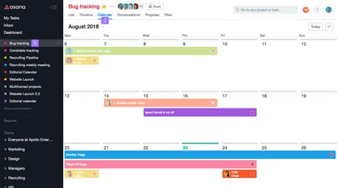 Quarterly Calendar Guide Asana