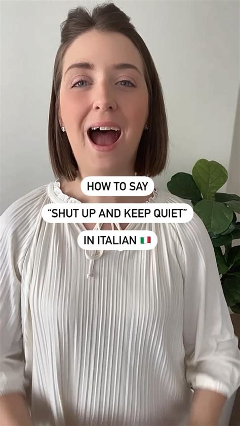 Quiet in Italian