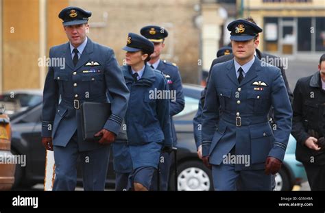 RAF Pilot with Colleagues