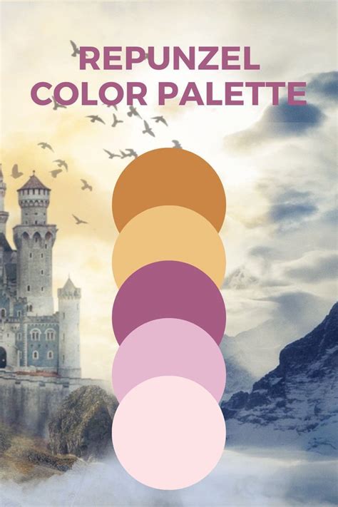 Rapunzel-inspired color palette