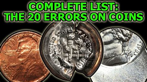 Rare coin errors