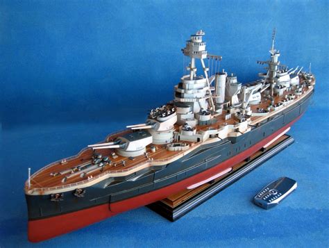 RC battleship fleet model