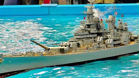 RC battleship scale model