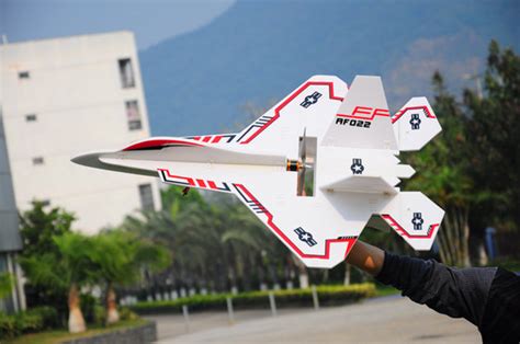 Remote Control Scale Fighter in Flight