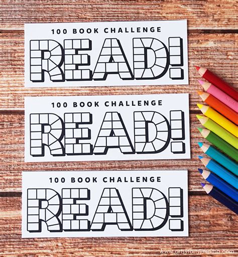 Reading Challenge Bookmark