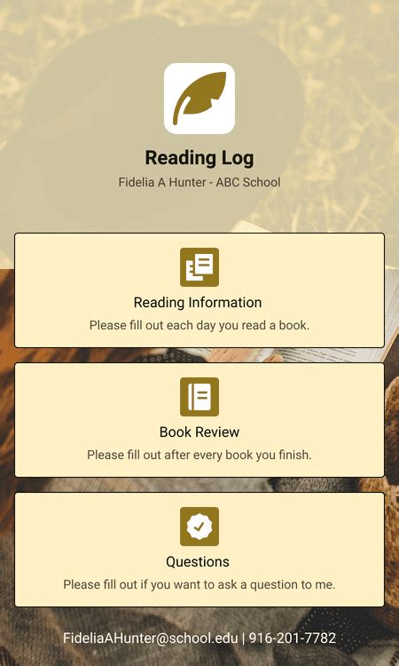 Reading Log Apps and Digital Tools