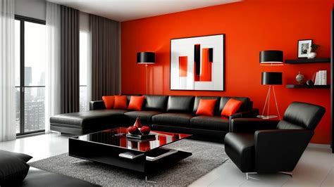 Red and Black Interior Design Inspiration