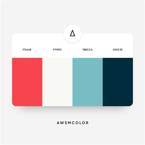 Red and Blue Color Palette Print Design