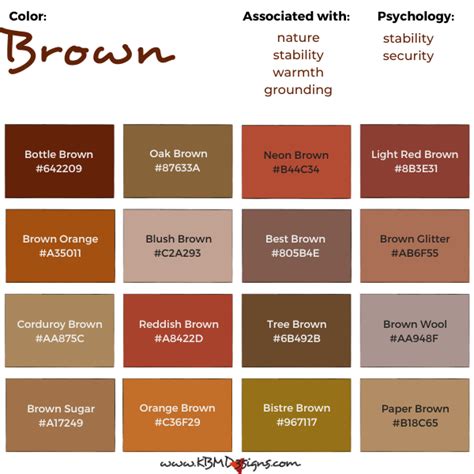 Red and Brown Color Palette