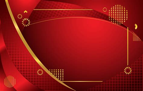 Red and Gold Graphic Design