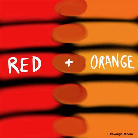 Red and Orange Color Palette