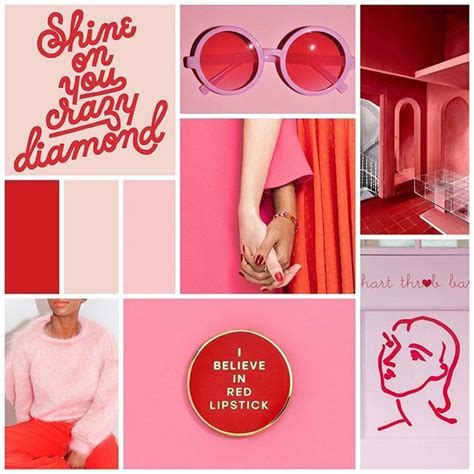 Red and pink branding inspiration