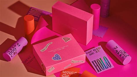 Red and pink packaging inspiration